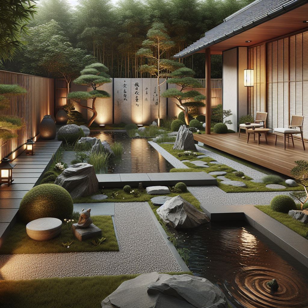 Japanese Style Terrace & Outdoor space